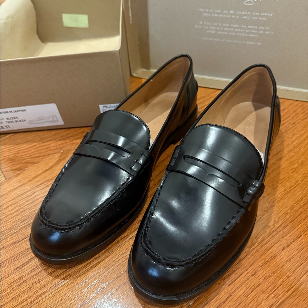Madewell Leather Penny Loafers